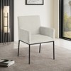 Meridian Furniture,Reeves Chenille Fabric Dining Chair, Set of 2 - 2 of 4