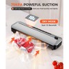 Aoibox 75Kpa Vacuum Sealer with Digital Timer, 6-in-1 Food Sealer for Freshness Storage, Moist/Dry Modes, Built-in Cutter & 10 Vacuum Bags - 3 of 4