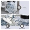 5x7 Area Rug Non Slip Non Shedding Rug Abstract Low Pile Rugs Foldable Indoor Carpet - 4 of 4
