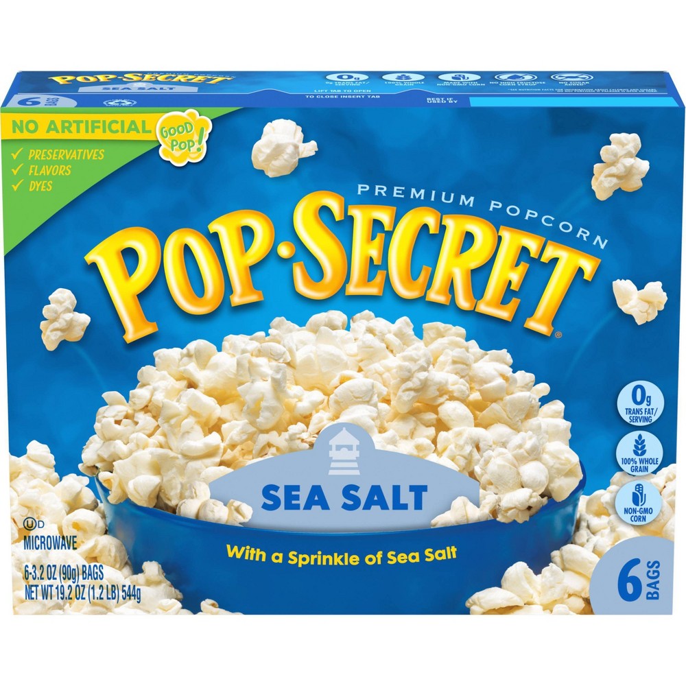 UPC 023896245102 product image for Pop Secret Sea Salt Microwave Popcorn - 6ct | upcitemdb.com