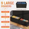 FDW 5/8/9 Dresser Fabric Dresser Wide Storage Chest for Bedroom Living Room - 4 of 4