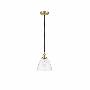 Bristol Glass - 1 Light Mini Pendant In Industrial Style-11.25 Inches Tall and 7.5 Inches Wide - 1 of 1