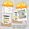 Big Dot of Happiness Happy Boss's Day - Best Boss Ever Money and Gift Card Sleeves - Nifty Gifty Card Holders - Set of 8 - 3 of 4