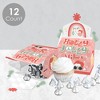 Big Dot of Happiness Groovy Christmas - Treat Box Party Favors - Pastel Holiday Party Goodie Gable Boxes - Set of 12 - 3 of 4
