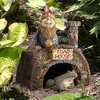 Design Toscano Garden Gnome's Toad House Statue - 2 of 4