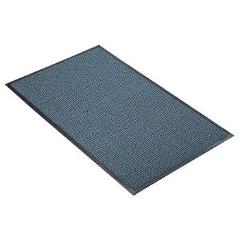 3'x5' Solid Doormat Blue/Black - HomeTrax