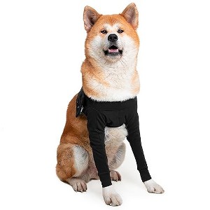 Suitical Recovery Double Sleeve for Dogs - Chest Circumference, Black - 1 of 4