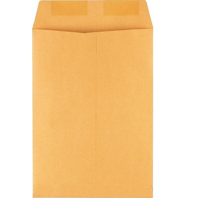 HITOUCH BUSINESS SERVICES Gummed Catalog Envelopes 7.5"L x 10.5"H Brown 100/Box 534719/17095