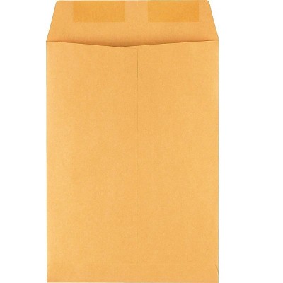 HITOUCH BUSINESS SERVICES Gummed Catalog Envelopes 7.5"L x 10.5"H Brown 100/Box 534719/17095