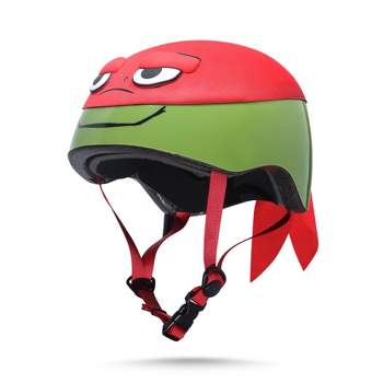 Teenage Mutant Ninja Red Mask Helmet for Kids Adjustable Fit Ages 3+