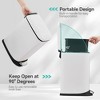 3.2 Gallon Slim Trash Can with Removable Inner Bucket, Stainless Steel Garbage Bin with Soft-Close Lid, Step Trash Can for Kitchen, Bathroom - 2 of 4