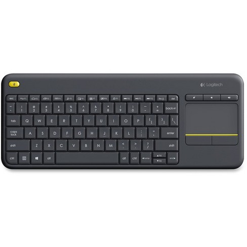 Logitech K400 Plus Touchpad Wireless Keyboard Black - Usb Wireless  Connectivity - On/off Power Switch - 2.40 Ghz Operating Frequency : Target