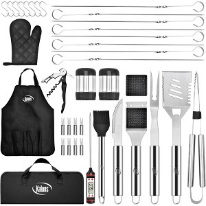 Kaluns Grilling Accessories, Heavy Duty Stainless Steel Grill Set BBQ Grill Accessories for Outdoor Grill with Storage Case and Apron - 1 of 4