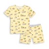 Bellabu Bear Toddler Love You Brunches Bamboo Kids Pajama Short Set - 4 of 4
