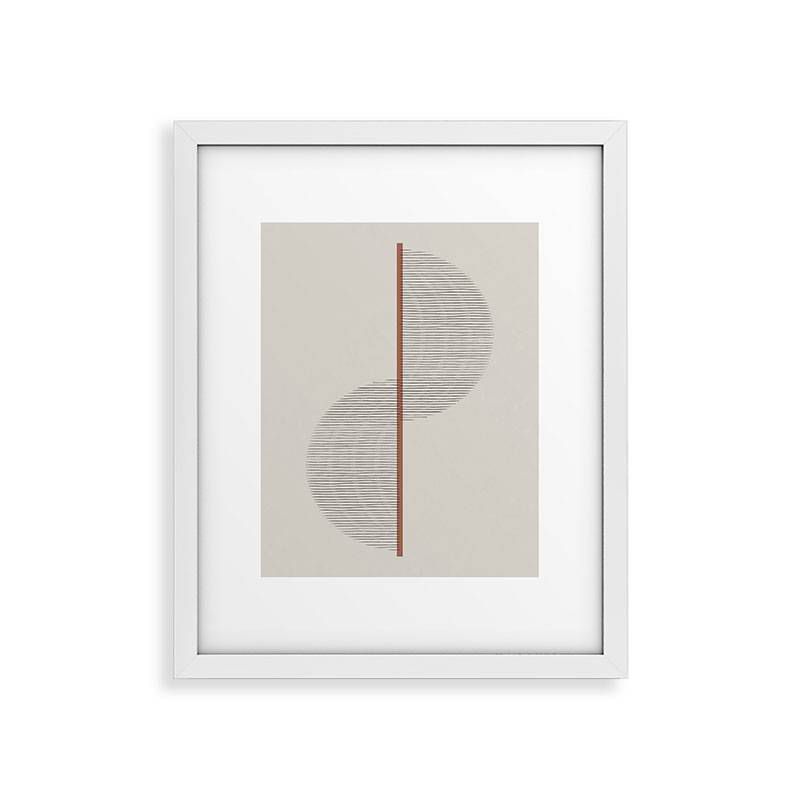 Alisa Galitsyna Geometric Composition II Framed Wall Art - Deny Designs, 1 of 4