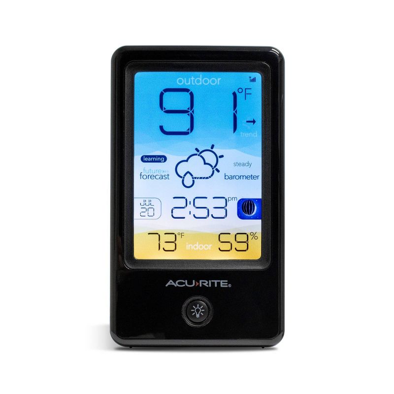 AcuRite Color Weather Station with Indoor/Outdoor Temperature and Humidity, 4 of 8