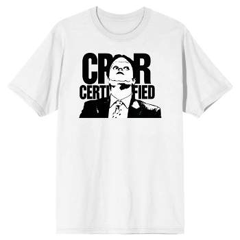 The Office CPR Certified Men's White Short Sleeve Tee Shirt