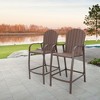 Pellebant All Weather Patio Furniture Counter Height Bar Stools (Set of 2) - 2 of 4