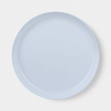 10.75" Polypro Translucent Plastic Dinner Plate Blue - Room Essentials™