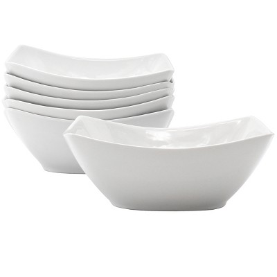 Gibson Our Table Simply White 6 Piece 5 Inch Porcelain Cereal Bowls