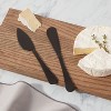 4pk Stainless Steel Cheese Knives Marble White - Threshold™ : Target