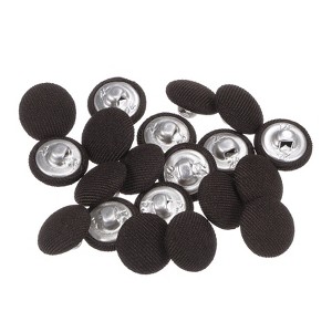 Unique Bargains Metal Shank Round Cloth Covered DIY Sewing Buttons 20 Pcs - 1 of 4