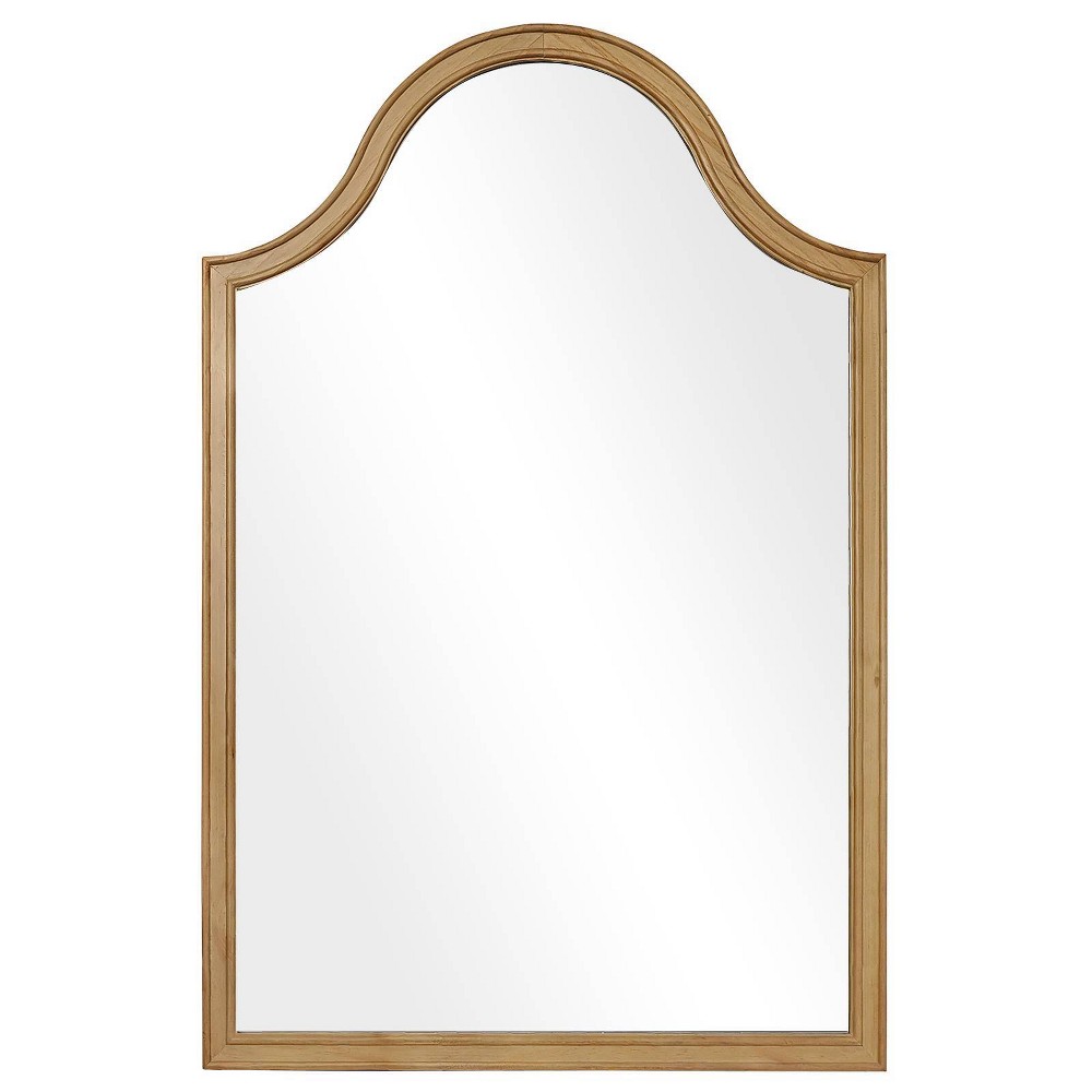 Photos - Wall Mirror WallBeyond 24"x36" Farm -E Natural Wood