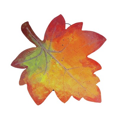 Fall 7.5 Inch Fall Leaf Charm Thanksgiving Box Signs