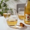 True Vino White Wine Glasses, Stemless Drinking Glasses Wine Gifts, Dishwasher Safe Glass Wine Cups 18oz All Purpose Wine Glasses Set of 4 - 2 of 4