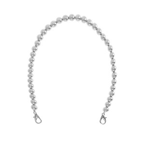 Unique Bargains Faux Pearl Handbag Strap Silver Tone 1 Pc - 1 of 4