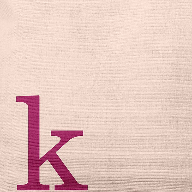 16"x16" Modern Monogram 'k' Square Throw Pillow - e by design, 2 of 4