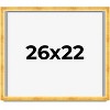 PosterPalooza | Minimalist Shadow Box Gold Picture Frame - UV Acrylic, Backing Board, Hanging Hardware - 2 of 4