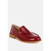 Corleone Pleather Stacked Heel Women Loafers - 2 of 4
