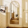 56 Inchx 21 Inch Full Length Mirror Arch Floor with Aluminum Alloy Frame Gold Standing Wall Mounted Leaning Large Bedroom - 2 of 4