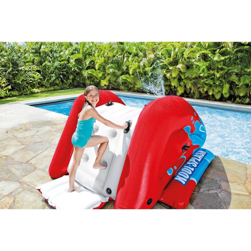 Intex Inflatable Pool Water Slide, Red & Intex Inflatable Pool Water Slide, Blue, 4 of 7