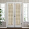 Kate Aurora Plaid Country Farmhouse French Door Curtain Panel With Matching Tieback - 3 of 4
