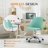 ALEXOUN Modern Cute Rolling Swivel Task and Office Chair with Wheels,Comfortable Back Seat Armless for Home,Bedrooms,Office,Study,Make-up - 2 of 4