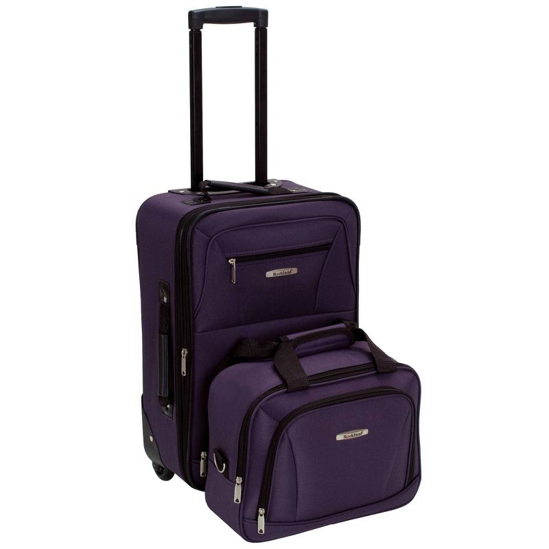 Rockland Fashion 2pc Softside Luggage Set, 3 of 12