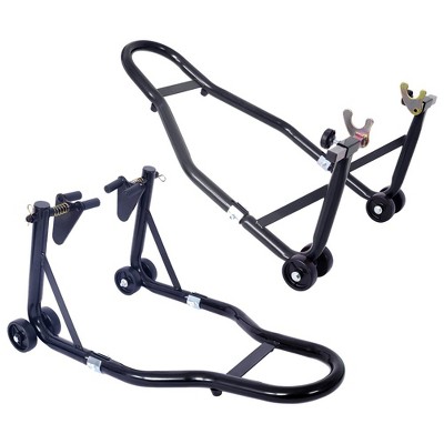 Motorcycle Stand Lift,1000 LBS Front Rear Combo Stand Lift Stand, Motorcycle Wheel Lift Stand, Heavy Duty Paddock Stands For Bike Motorcycle