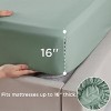 3-4 Pcs Cooling Sheet Set Bamboo Rayon Blend, Breathable & Silky, Deep Pockets for Hot Sleepers - 4 of 4