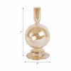 Modern Candle Holder with Round Bubble Sculptural Base - Decorative Candle Holder for Dining Table, Shelf Decor, or Entryway Accent - 3 of 4