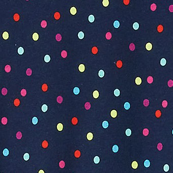 navy multi dots