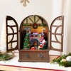 Northlight LED Lighted and Musical Retro Radio with Santa Scene Christmas Decoration - 12.5" - 2 of 4