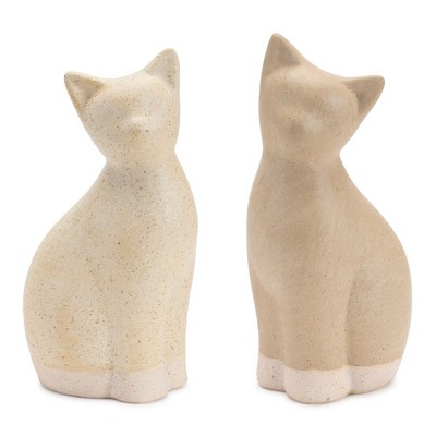 Melrose Ceramic Cat Shelf Sitter (Set of 2)