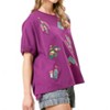 Women's COLORFUL CACTUS TOP - FANTASTIC FAWN - 3 of 4