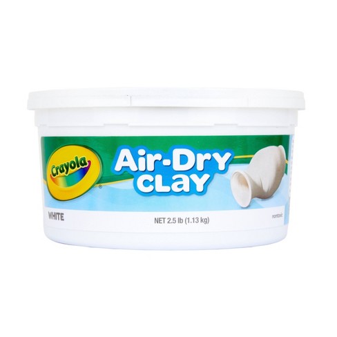 Crayola Air Dry White Clay, 2.5lb.