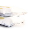 Deny Designs Standard April Lane Art Block Yellow Monogram C Microfiber Printed Pillow Sham - 3 of 3