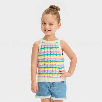 Toddler Girls' Striped Sweater Vest - Cat & Jack™