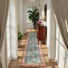 Lahome Oriental Runner Rug Washable Grey 2'1"x8' Kitchen Runner Rug Low-Pile Soft Farmhouse Print Carpet Runners for Hallways Entryway Laundry - 2 of 4