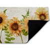 Stupell Industries Sunflowers & Vintage Letter Mail Printed Outdoor Door Mat, design by Kim Allen, 18"x30" - 2 of 4